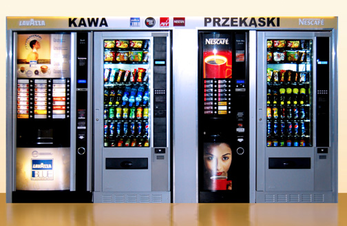 ściany automaty vendingowe