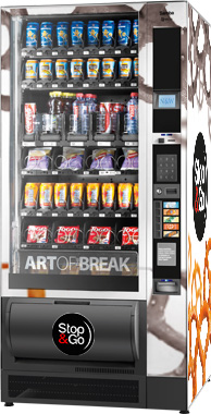 automat vendingowy przekąski i kanapki samba stop&go